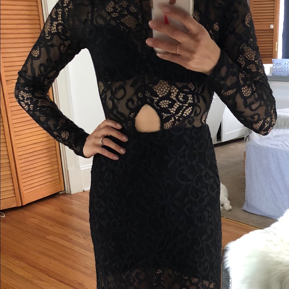 For Love and Lemons Black Maxidress XS